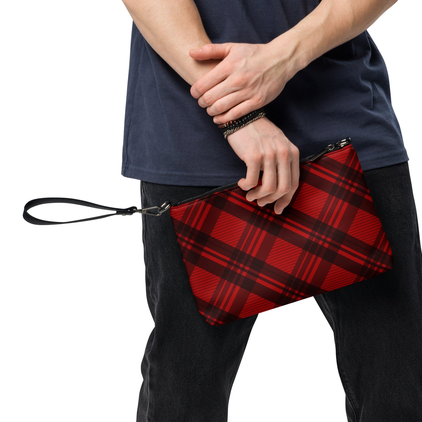 RED PLAID CROSSBODY BAG
