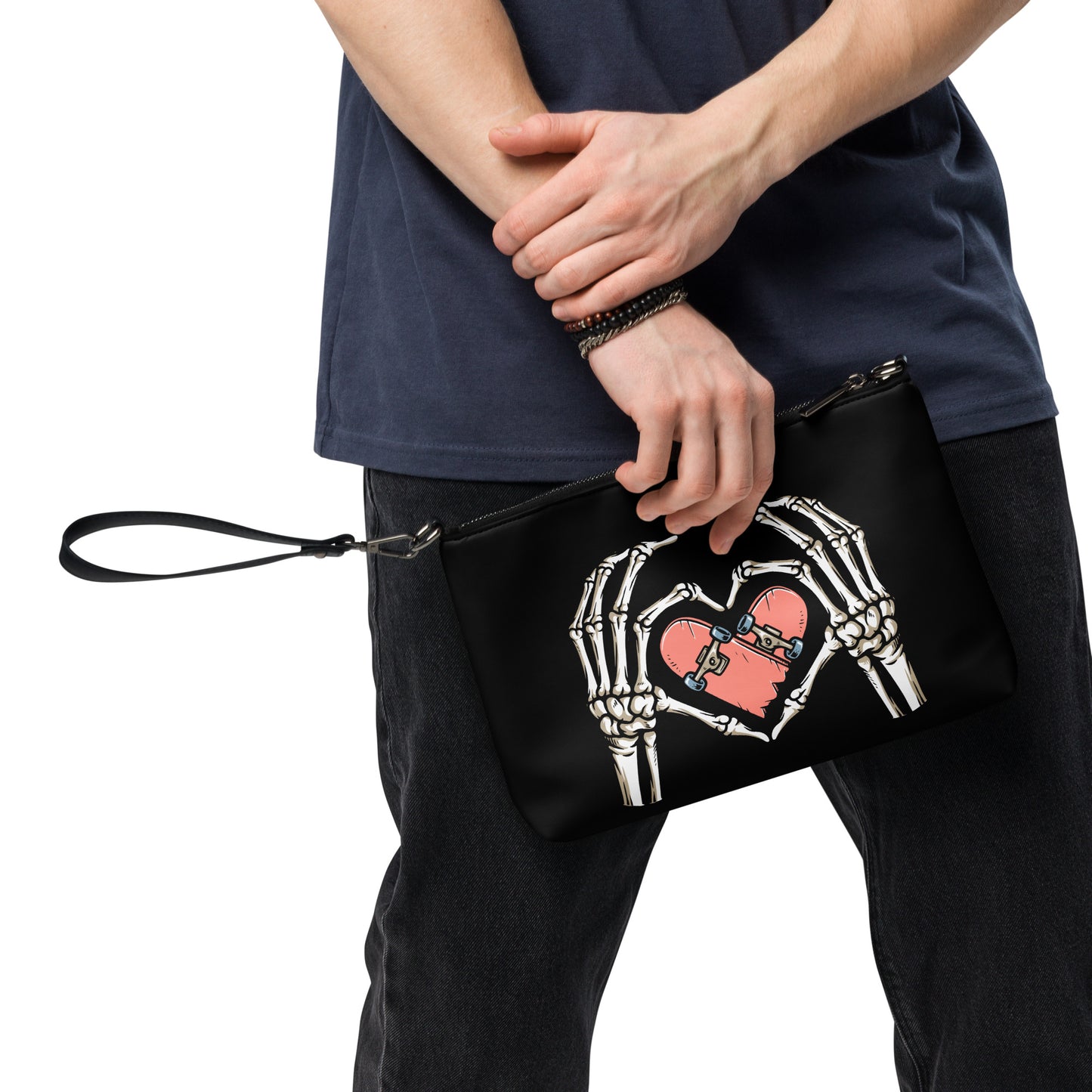 SKATEBOARD HEART CROSSBODY BAG