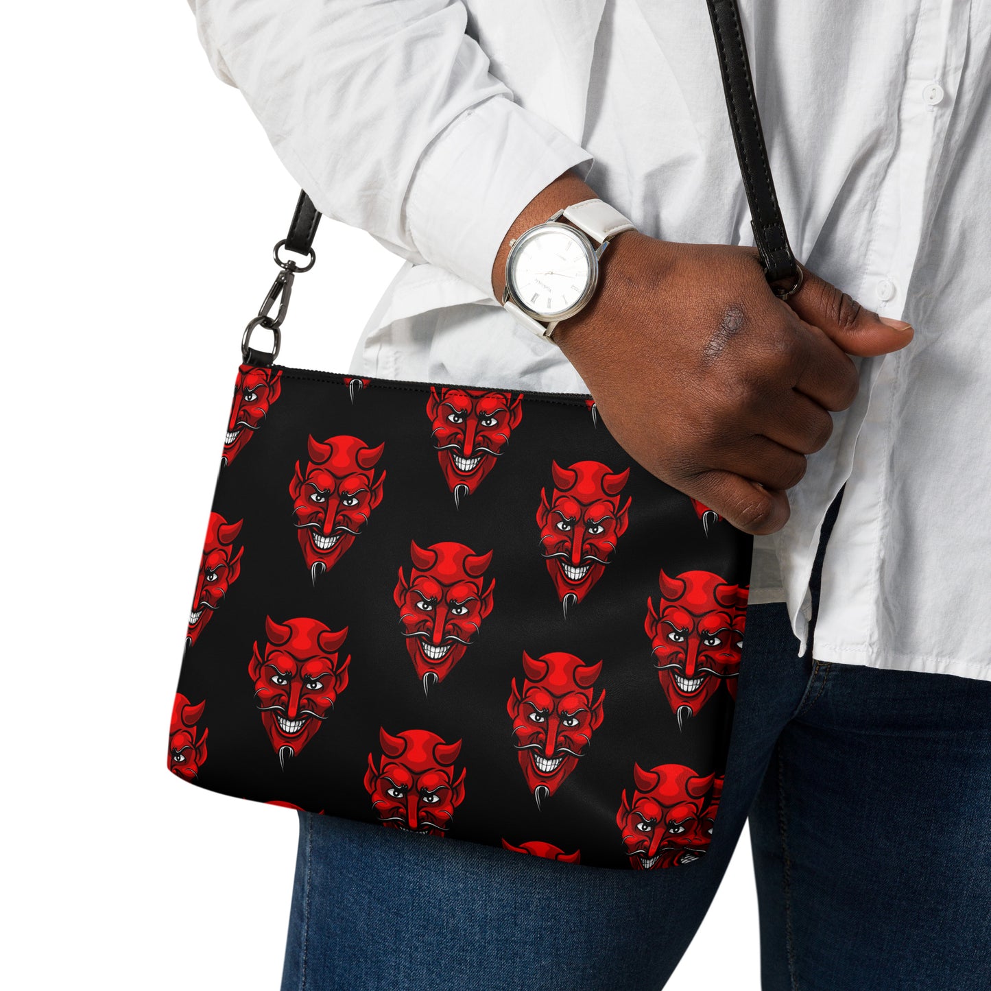 RED DEVIL B CROSSBODY BAG