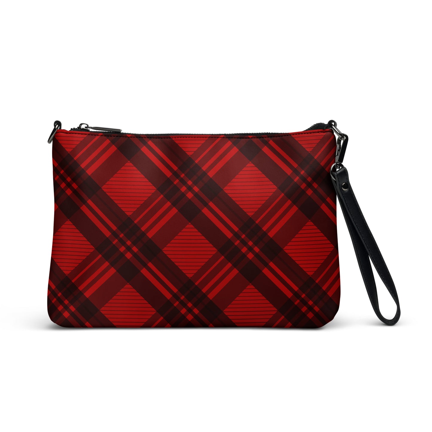 RED PLAID CROSSBODY BAG