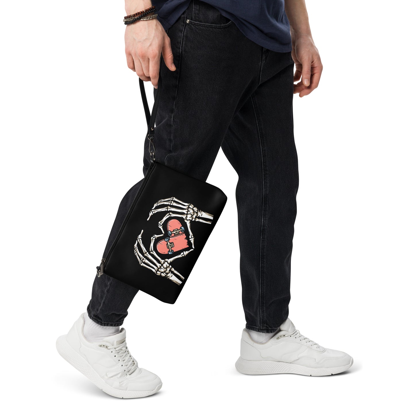 SKATEBOARD HEART CROSSBODY BAG