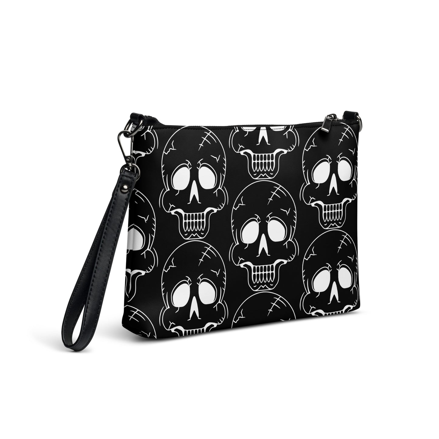 LAUGHING SKULL CROSSBODY BAG