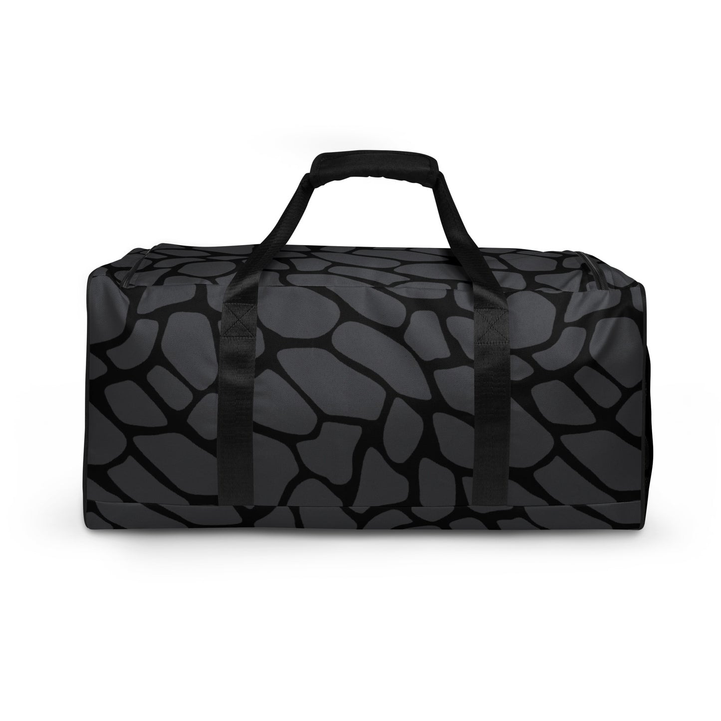 GRAY SNAKESKIN LARGE DUFFEL BAG