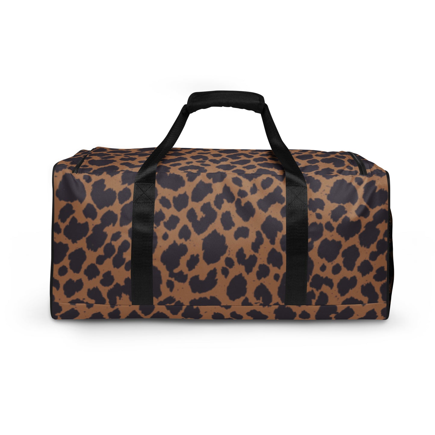 LEOPARD PRINT LARGE DUFFEL BAG