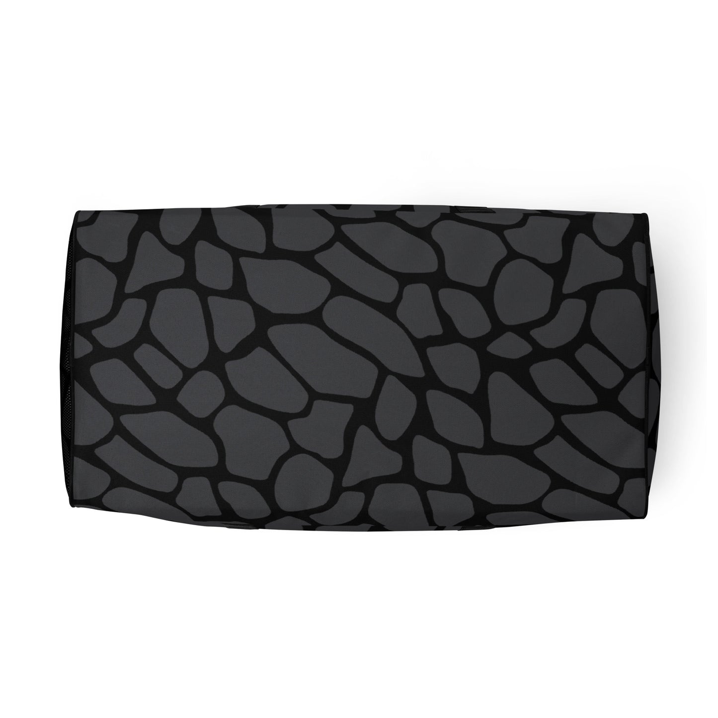 GRAY SNAKESKIN LARGE DUFFEL BAG