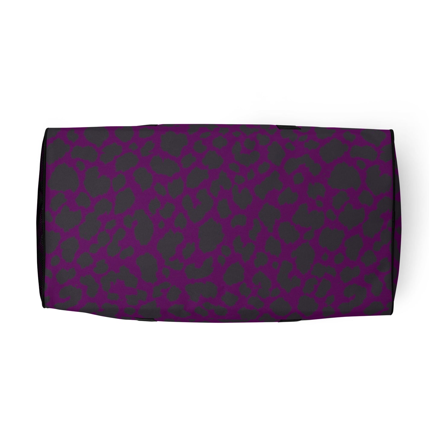 PURPLE LEOPARD LARGE DUFFEL BAG