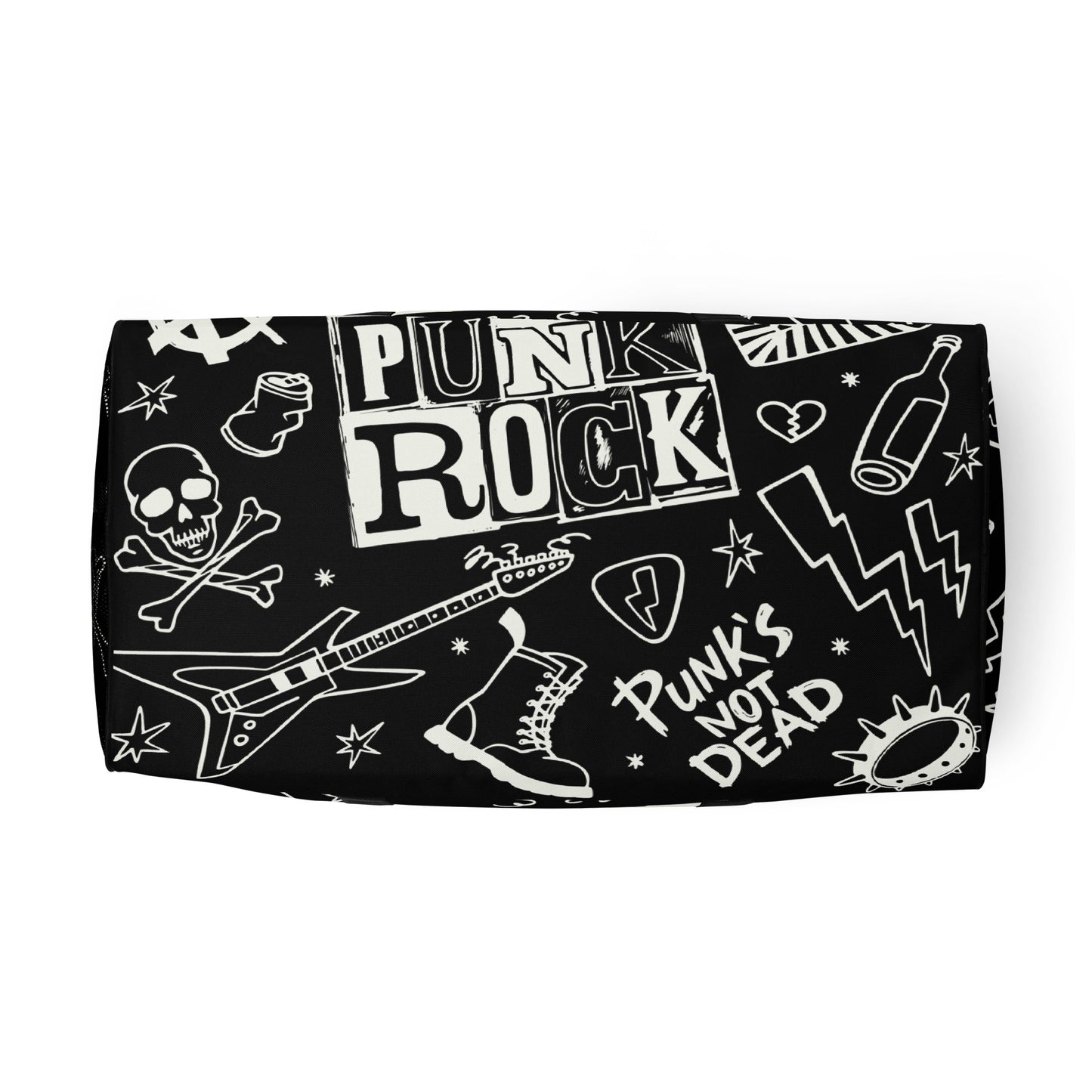 PUNK'S NOT DEAD LARGE DUFFEL BAG