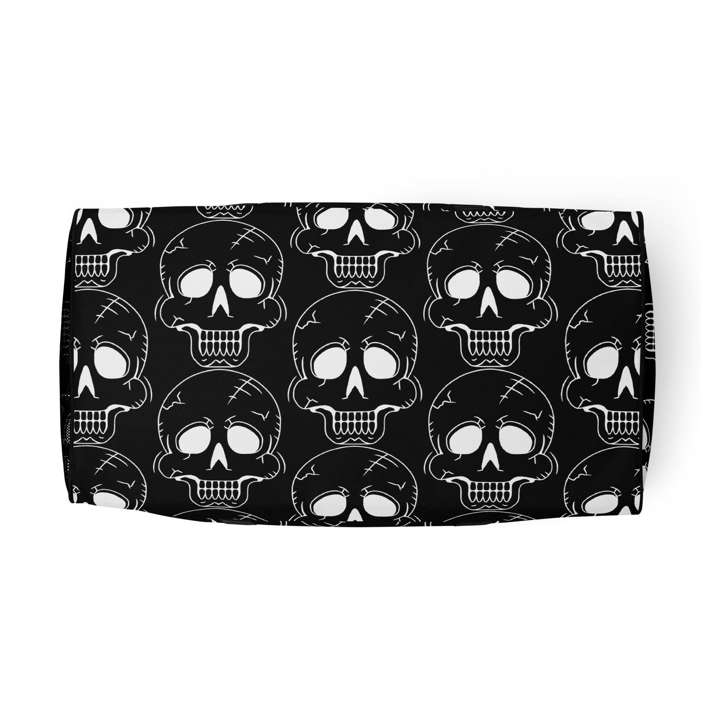 BLACK LAUGHING SKULL LARGE DUFFEL BAG