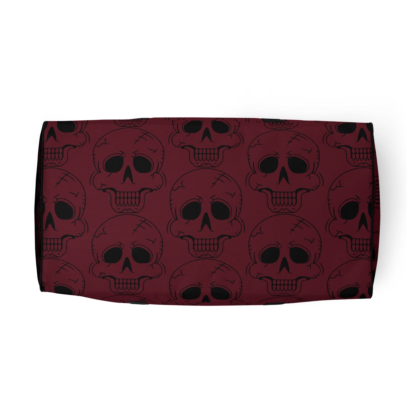 RED LAUGHING SKULL LARGE DUFFEL BAG