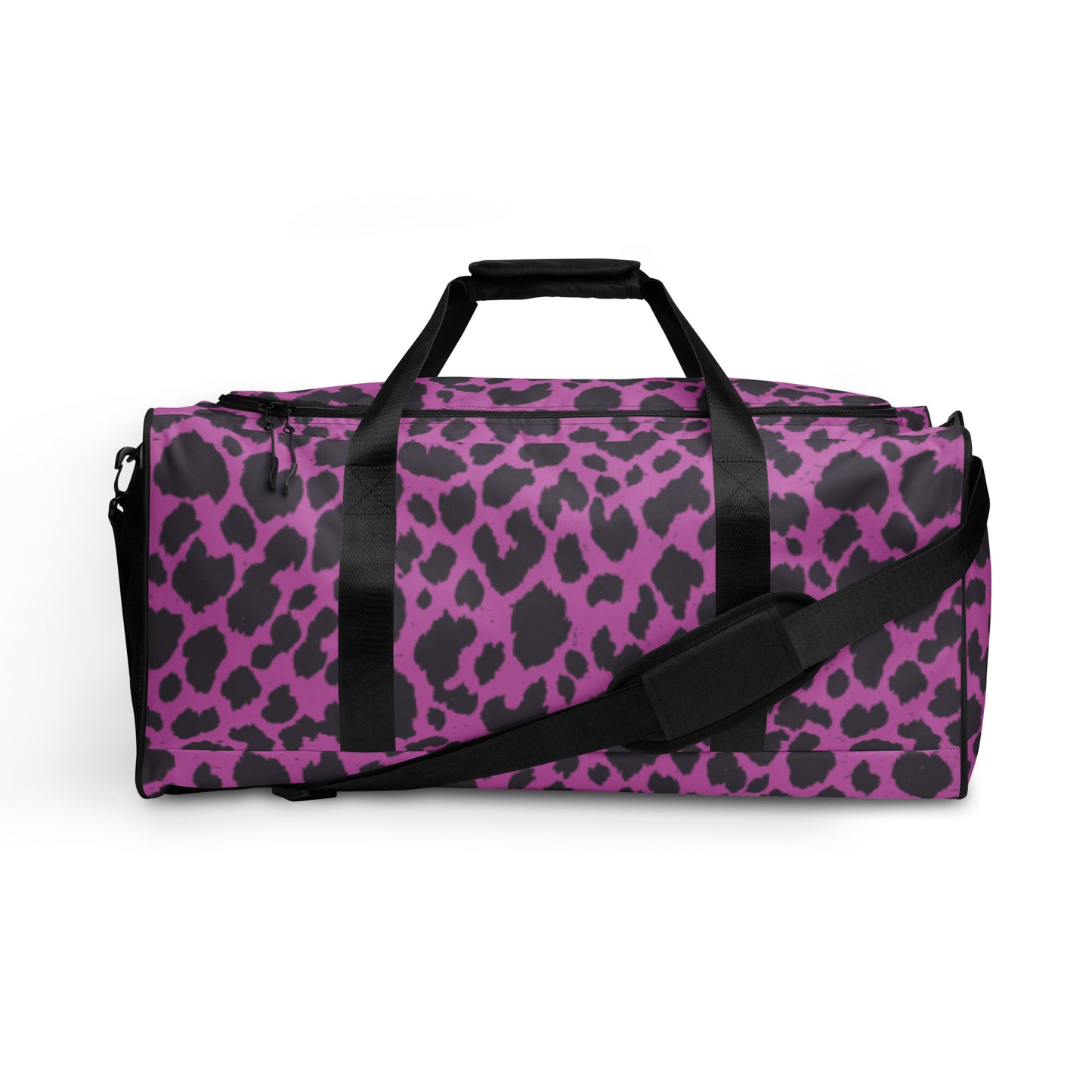 PINK LEOPARD LARGE DUFFEL BAG