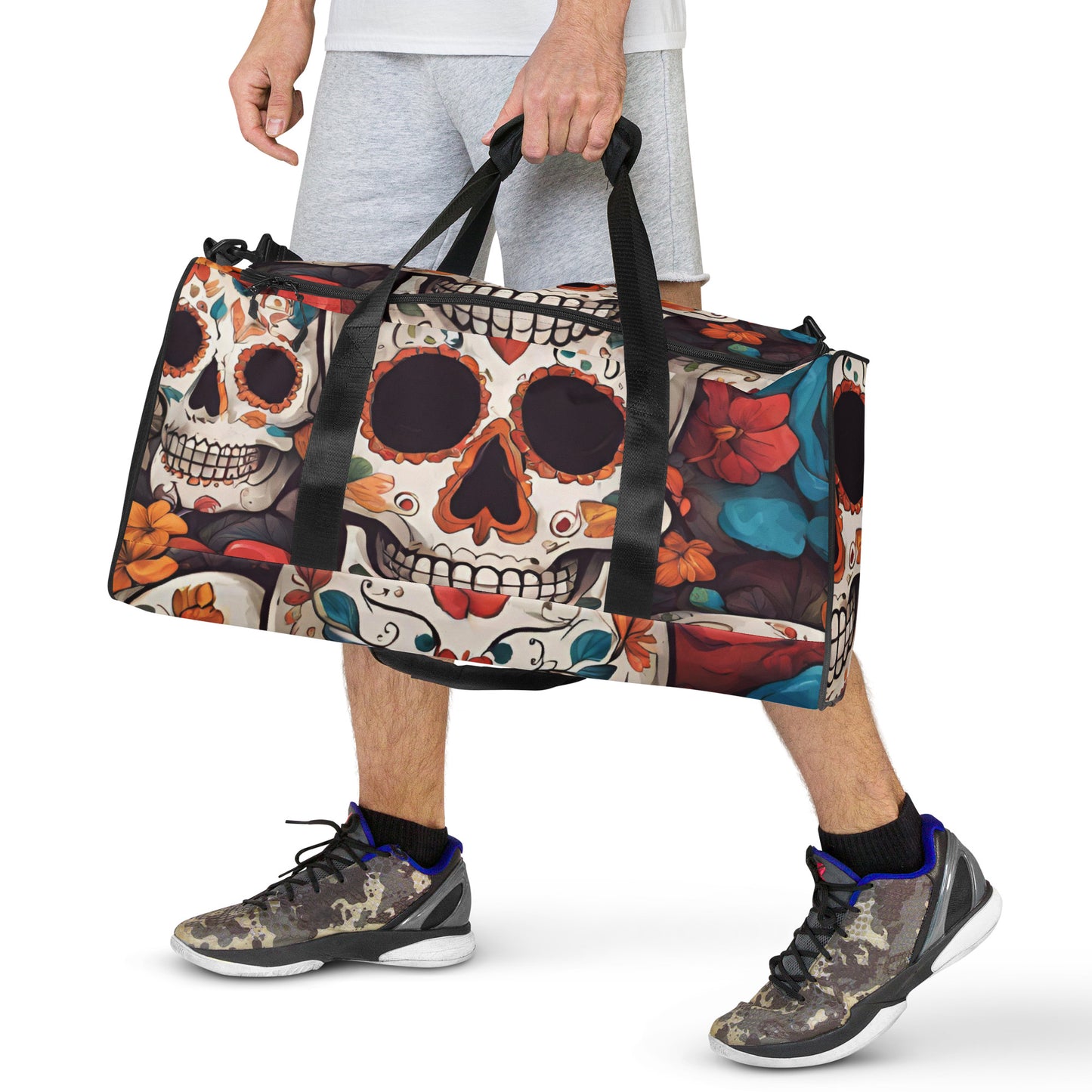 DIA DE LOS MUERTOS LARGE DUFFEL BAGS