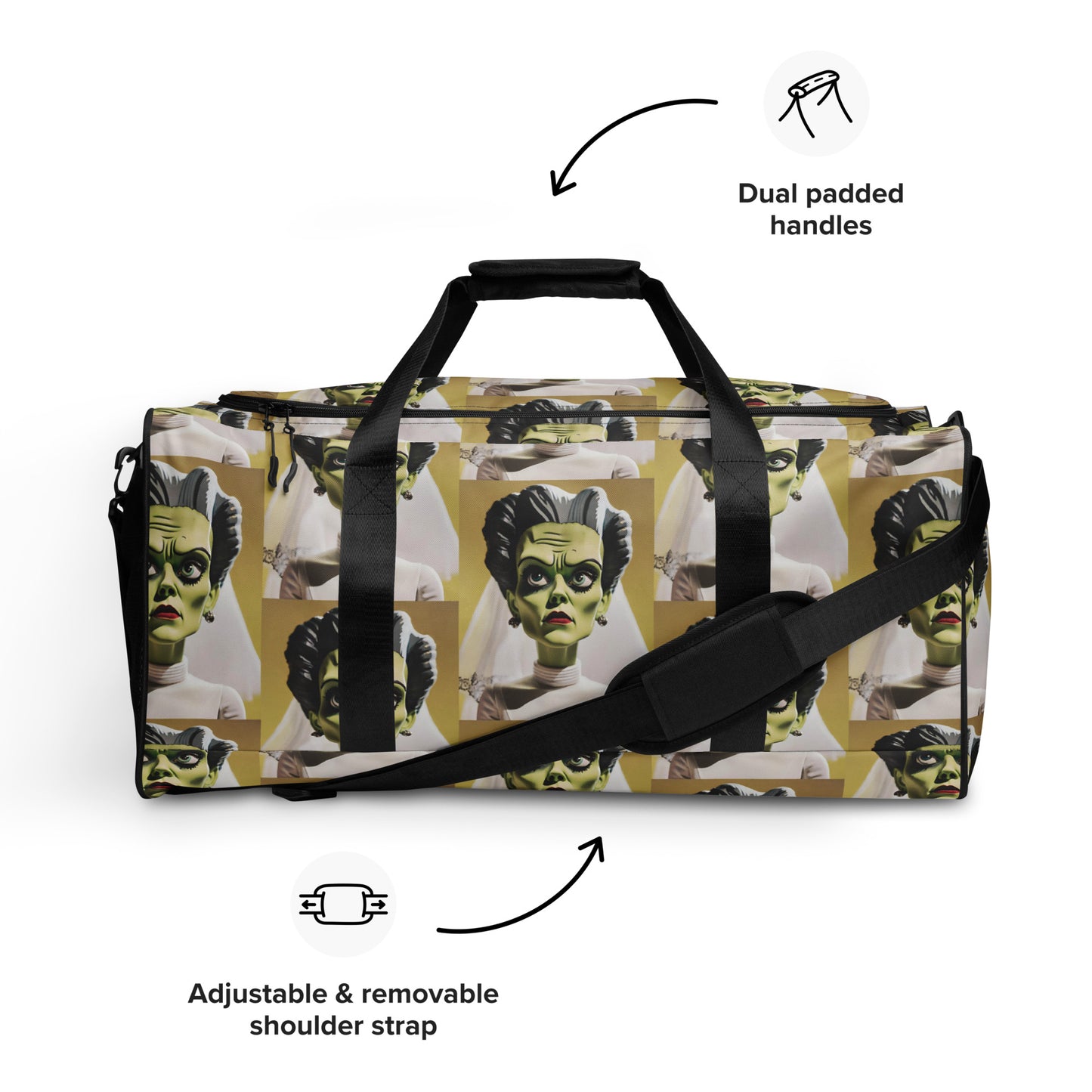 BRIDE OF FRANK LARGE DUFFEL BAG