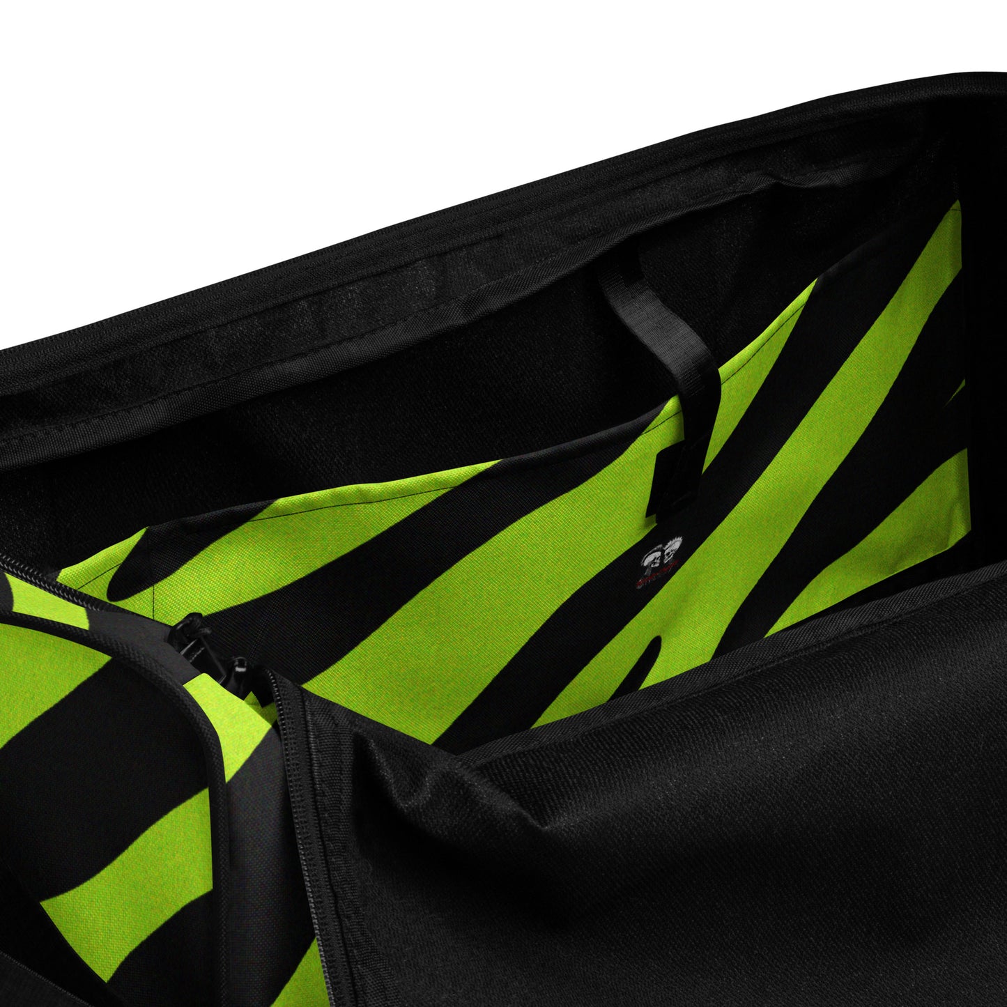 YELLOW ZEBRA LARGE DUFFEL BAG