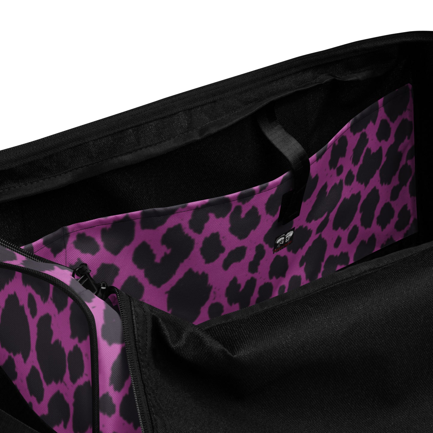PINK LEOPARD LARGE DUFFEL BAG