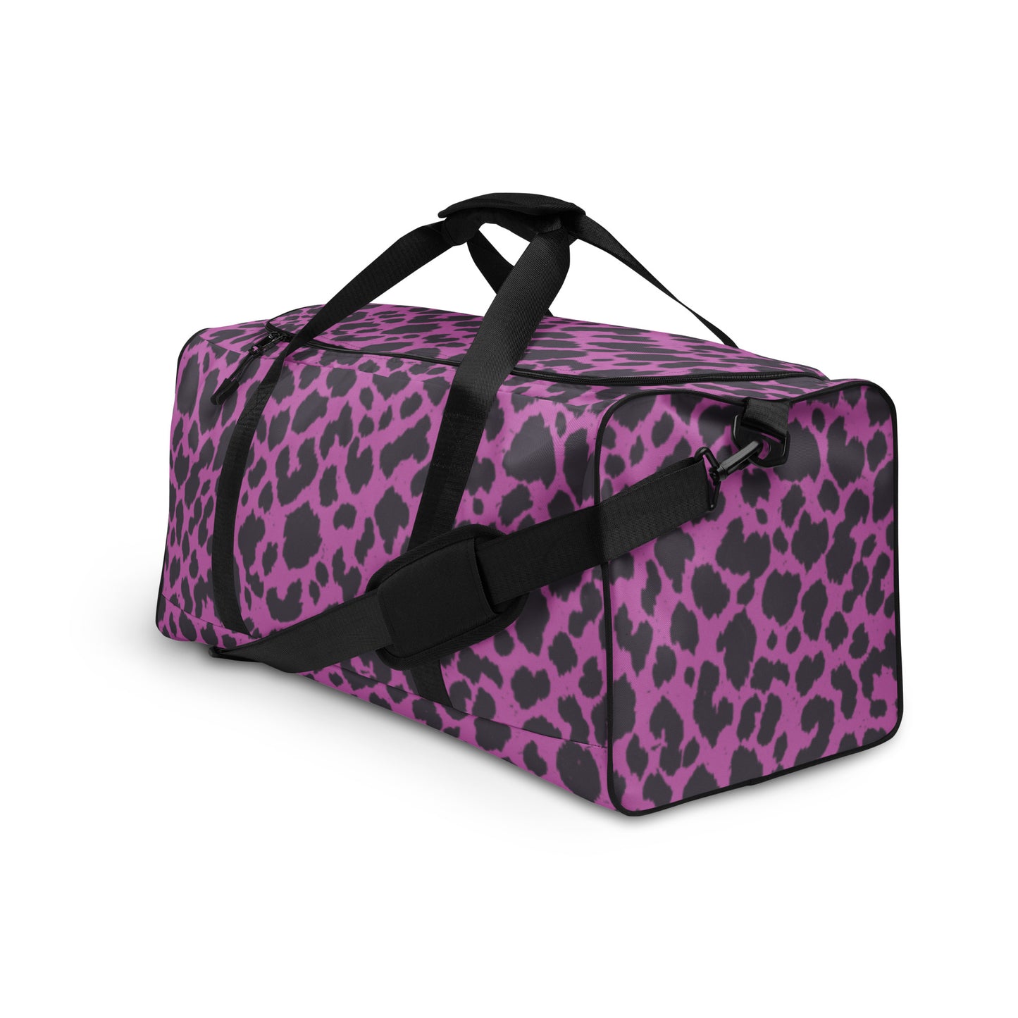 PINK LEOPARD LARGE DUFFEL BAG
