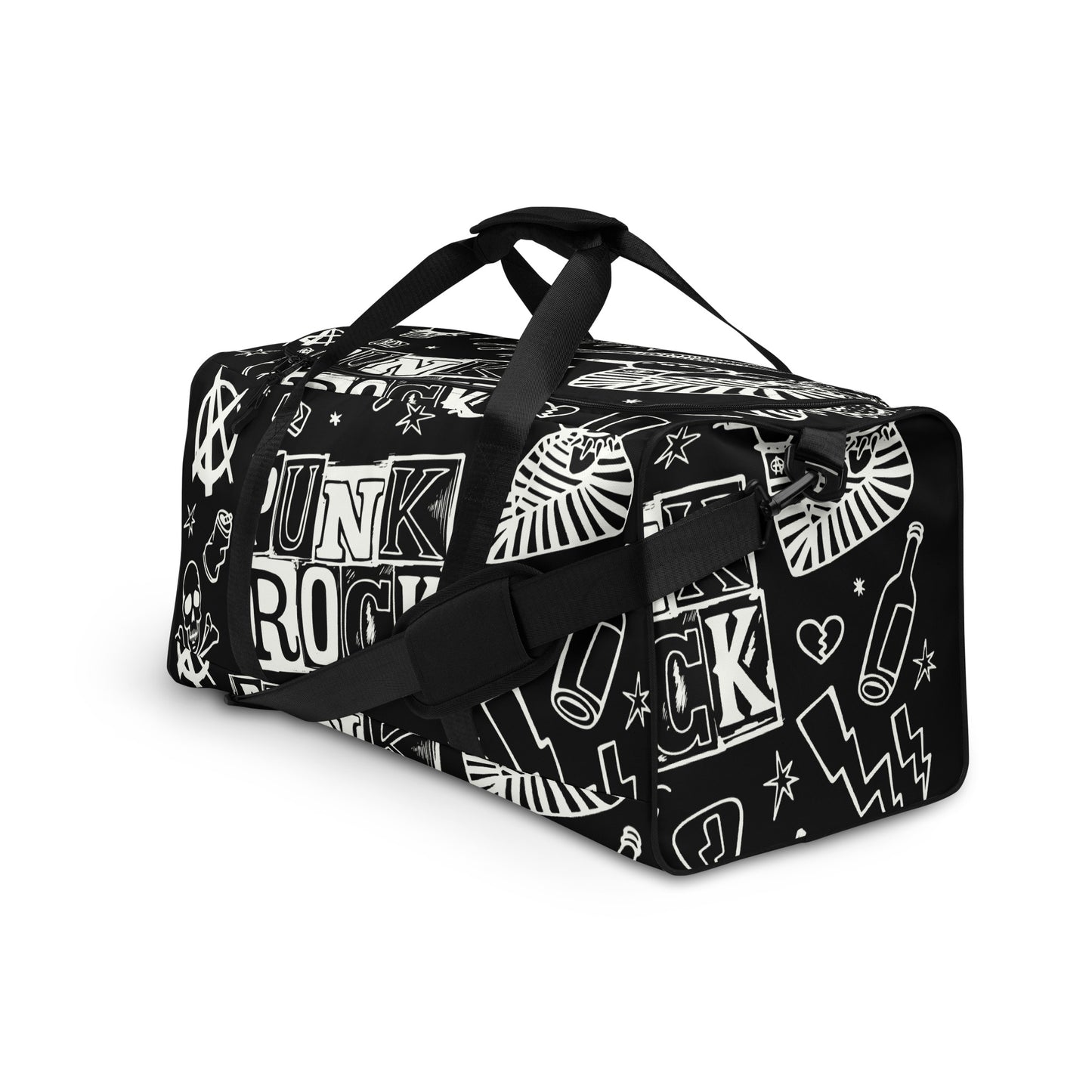 PUNK'S NOT DEAD LARGE DUFFEL BAG
