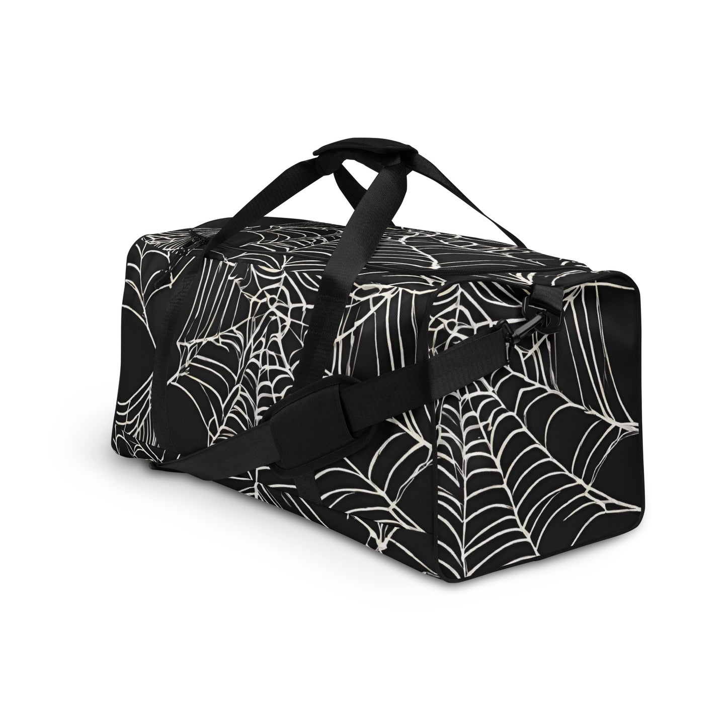 WEB OF LIES LARGE DUFFEL BAG