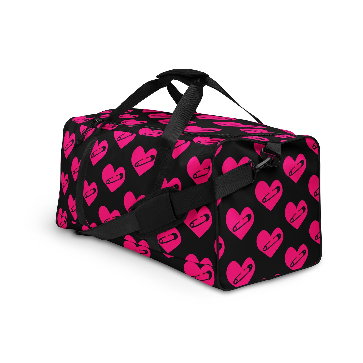 PINNED HEART DUFFEL BAG