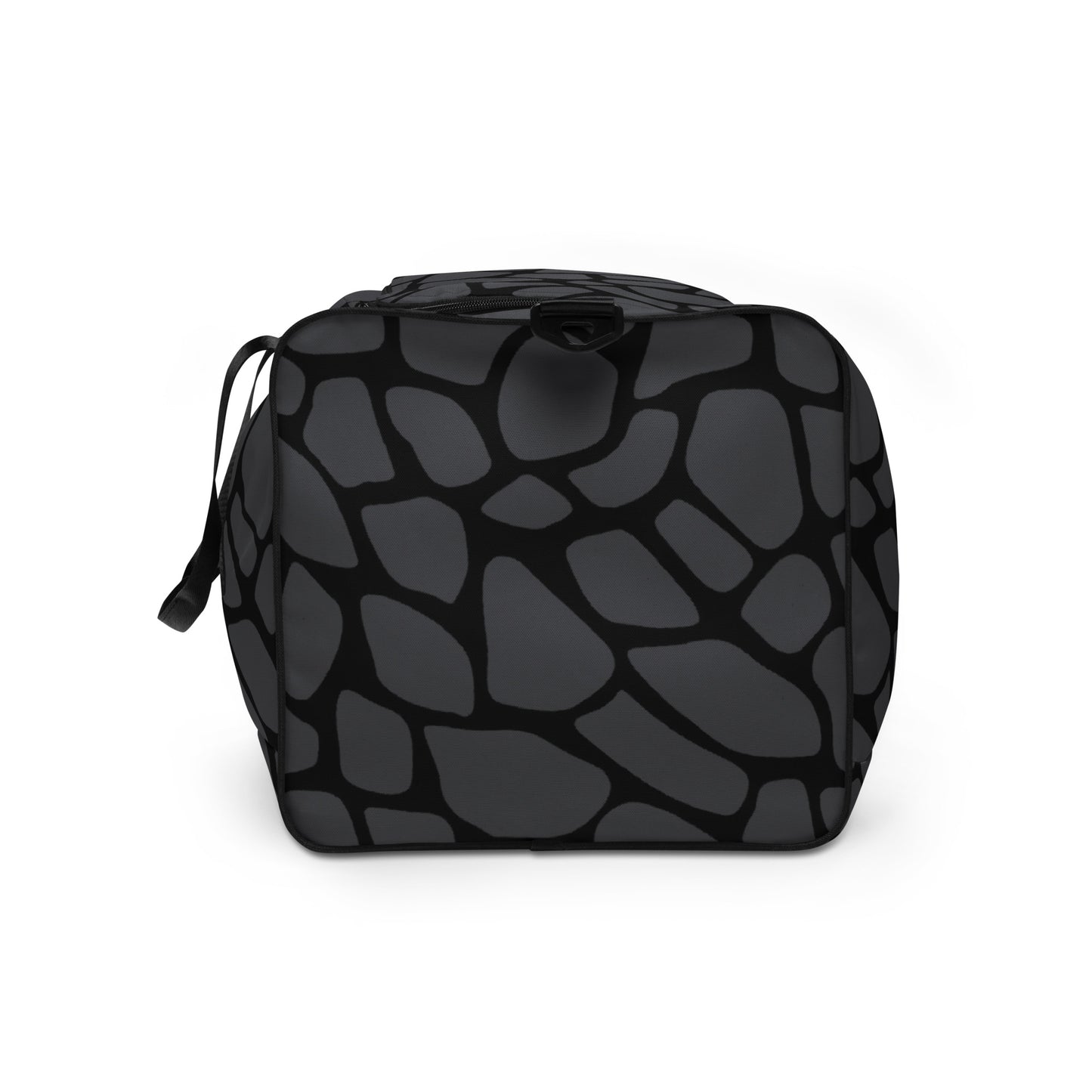 GRAY SNAKESKIN LARGE DUFFEL BAG