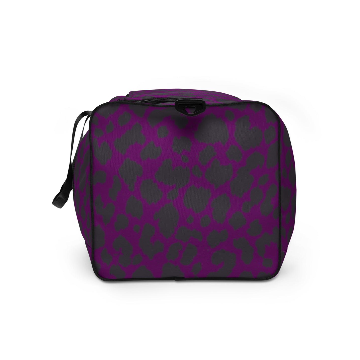 PURPLE LEOPARD LARGE DUFFEL BAG