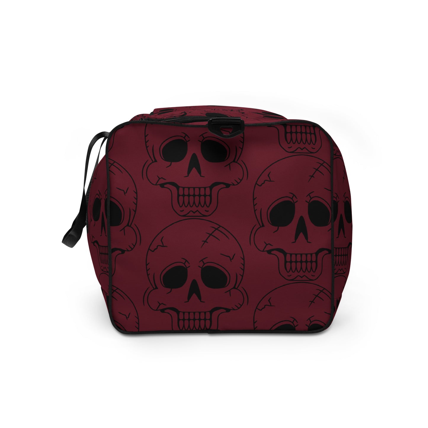 RED LAUGHING SKULL LARGE DUFFEL BAG