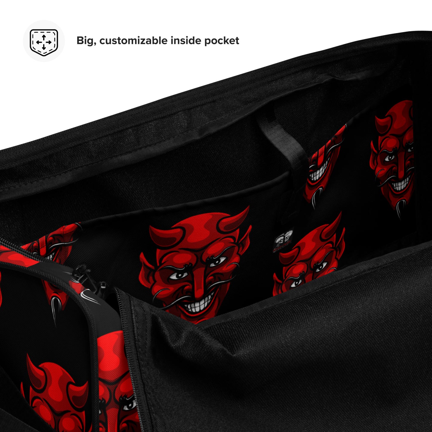 RED DEVIL LARGE DUFFEL BAG