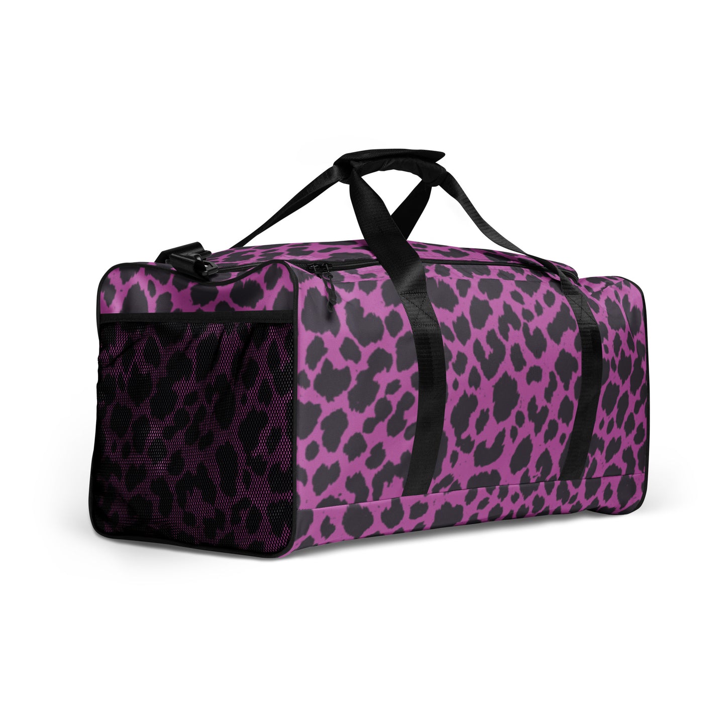 PINK LEOPARD LARGE DUFFEL BAG