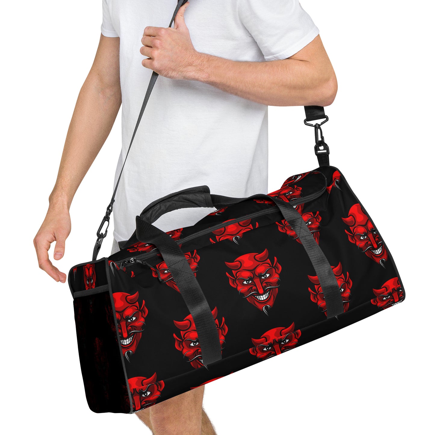 RED DEVIL LARGE DUFFEL BAG