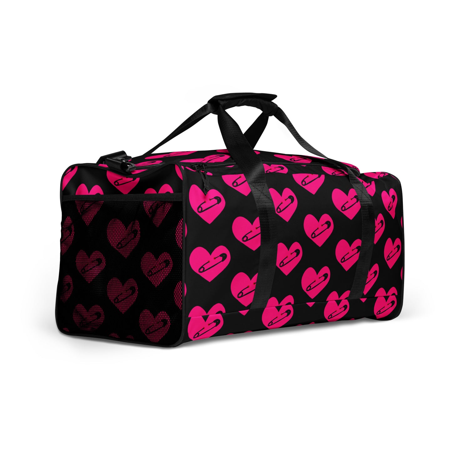 PINNED HEART DUFFEL BAG