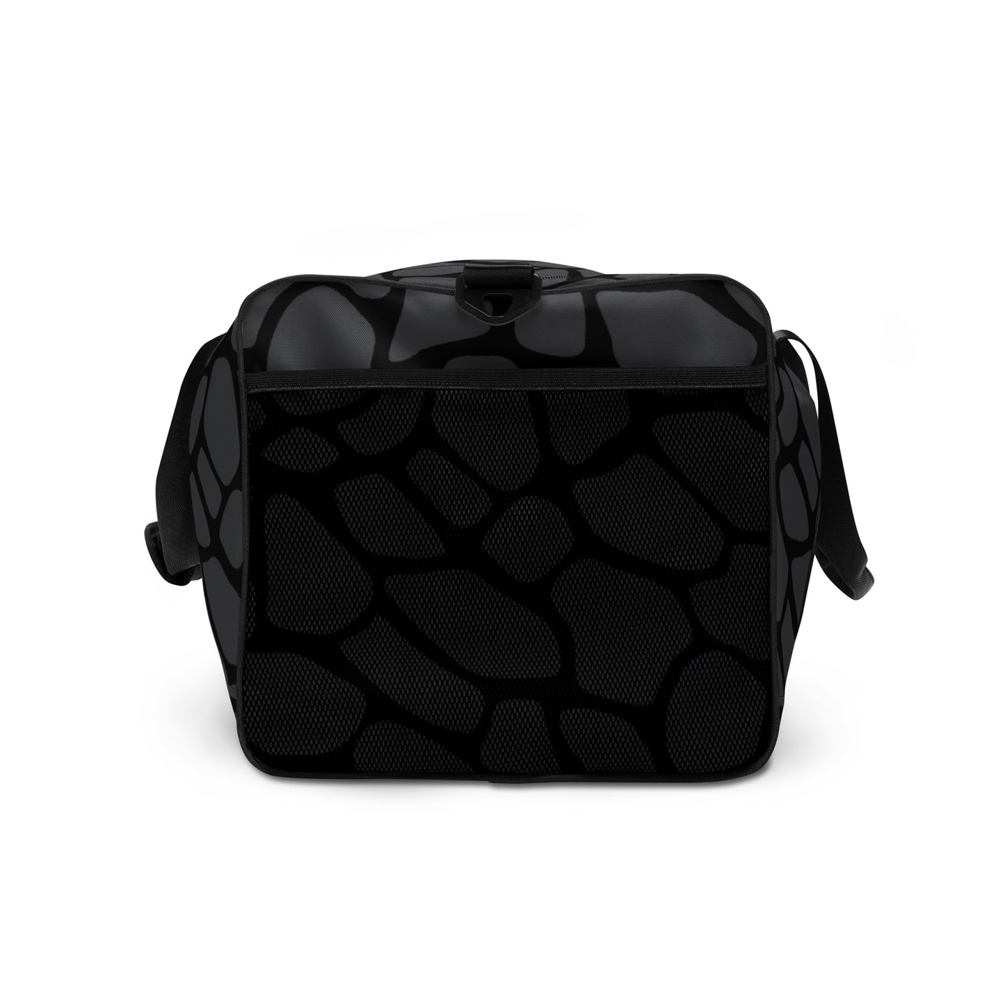 GRAY SNAKESKIN LARGE DUFFEL BAG