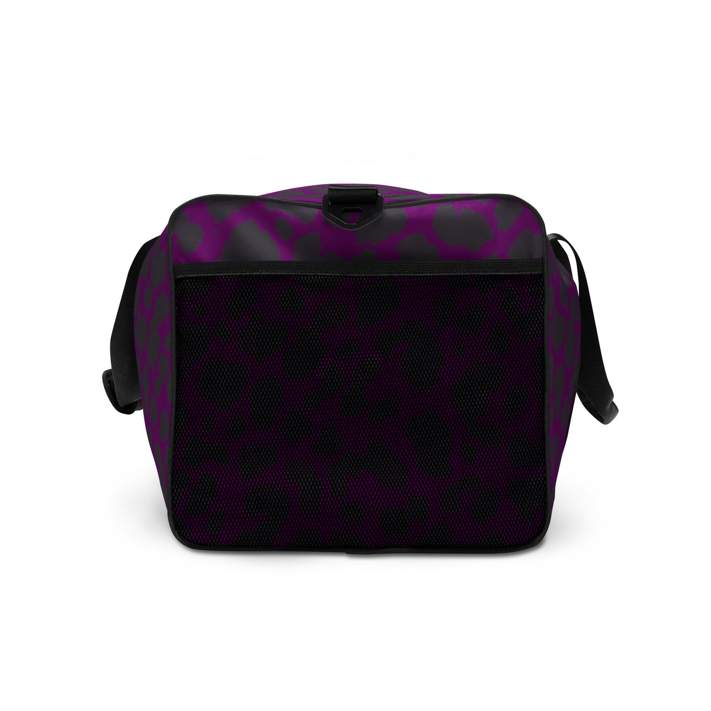 PURPLE LEOPARD LARGE DUFFEL BAG