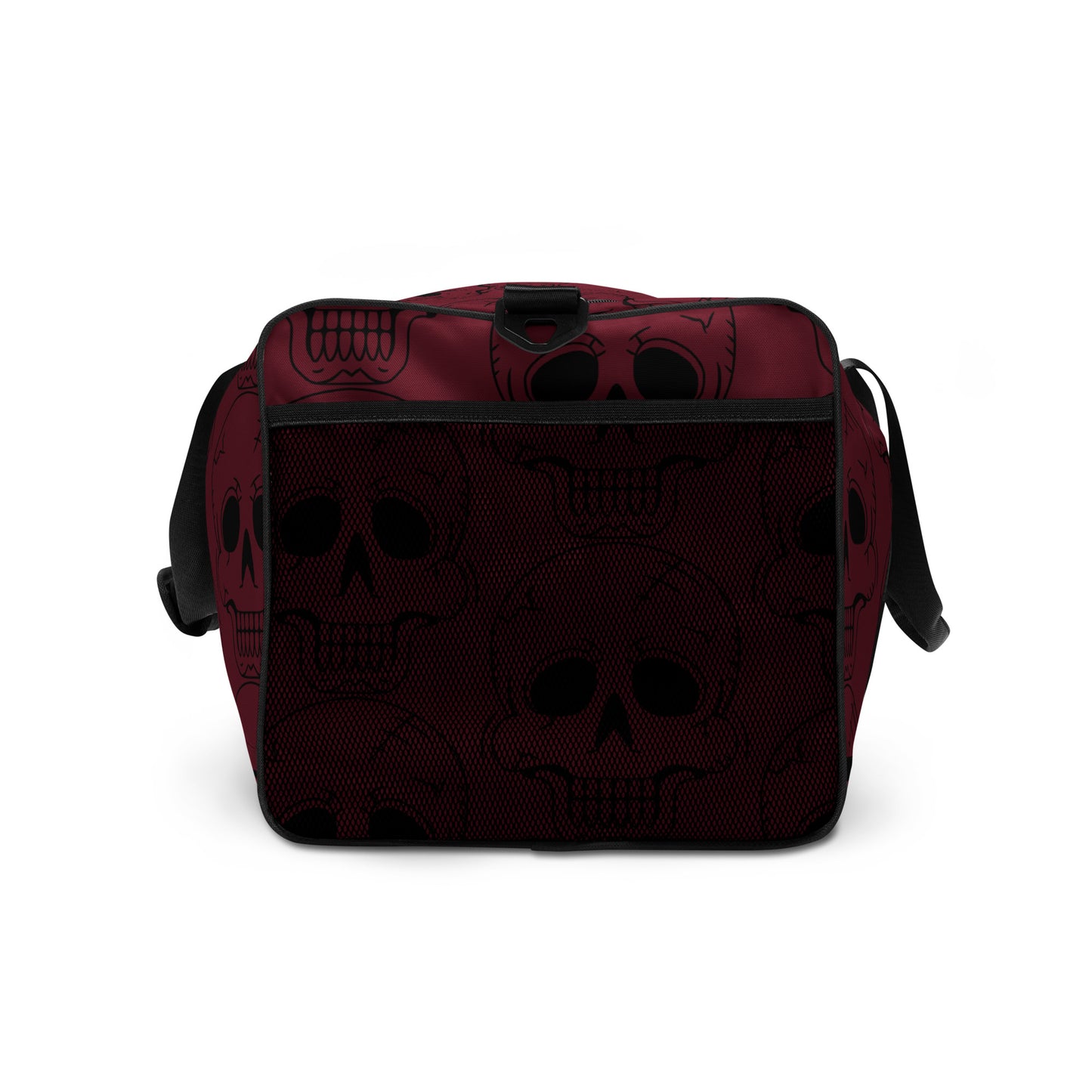 RED LAUGHING SKULL LARGE DUFFEL BAG