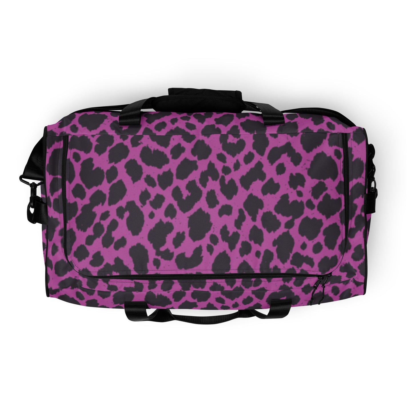 PINK LEOPARD LARGE DUFFEL BAG
