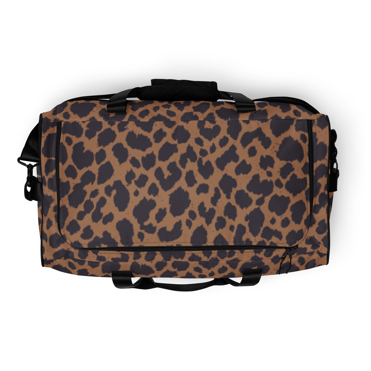 LEOPARD PRINT LARGE DUFFEL BAG