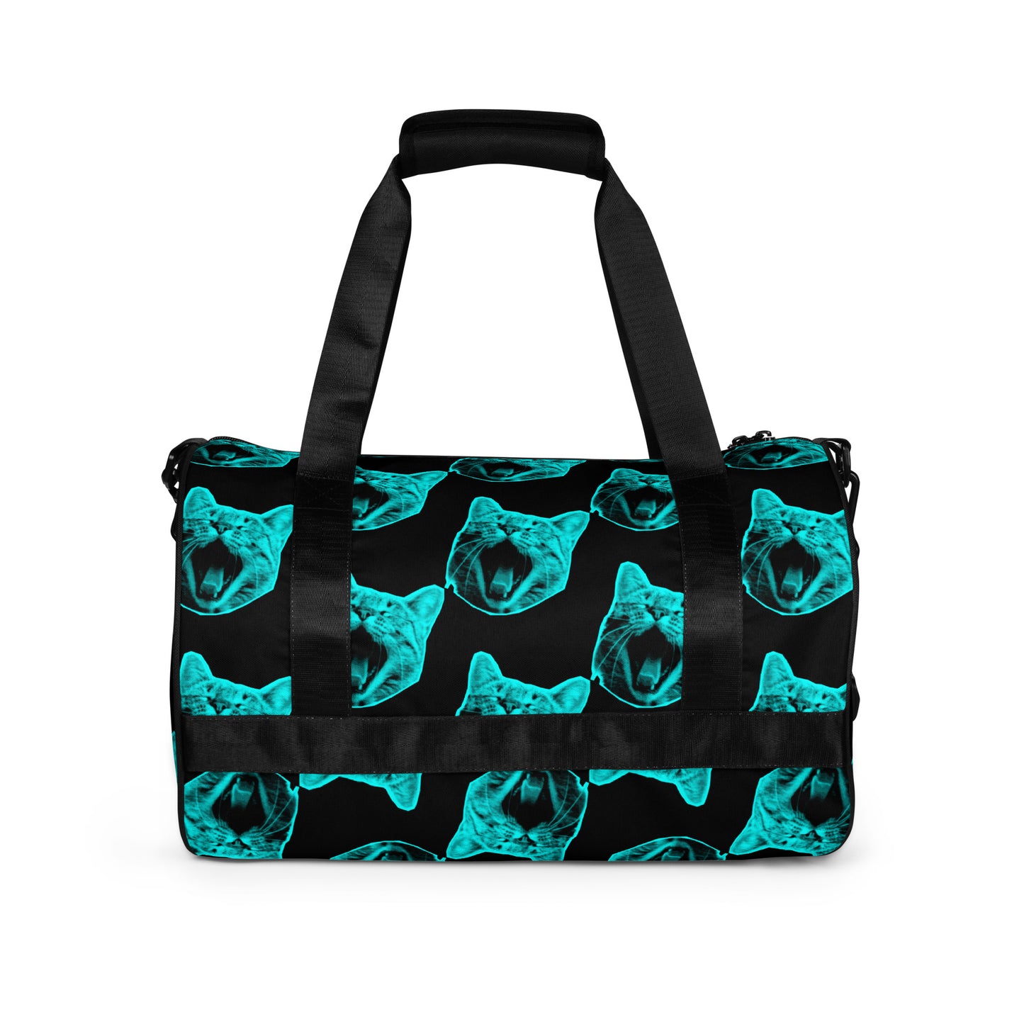 ELECTRIC BLUE CAT GYM BAG