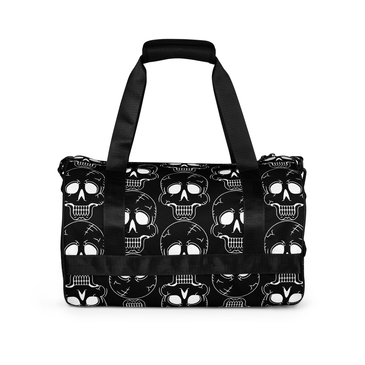 BLACK LAUGHING SKULL GYM BAG