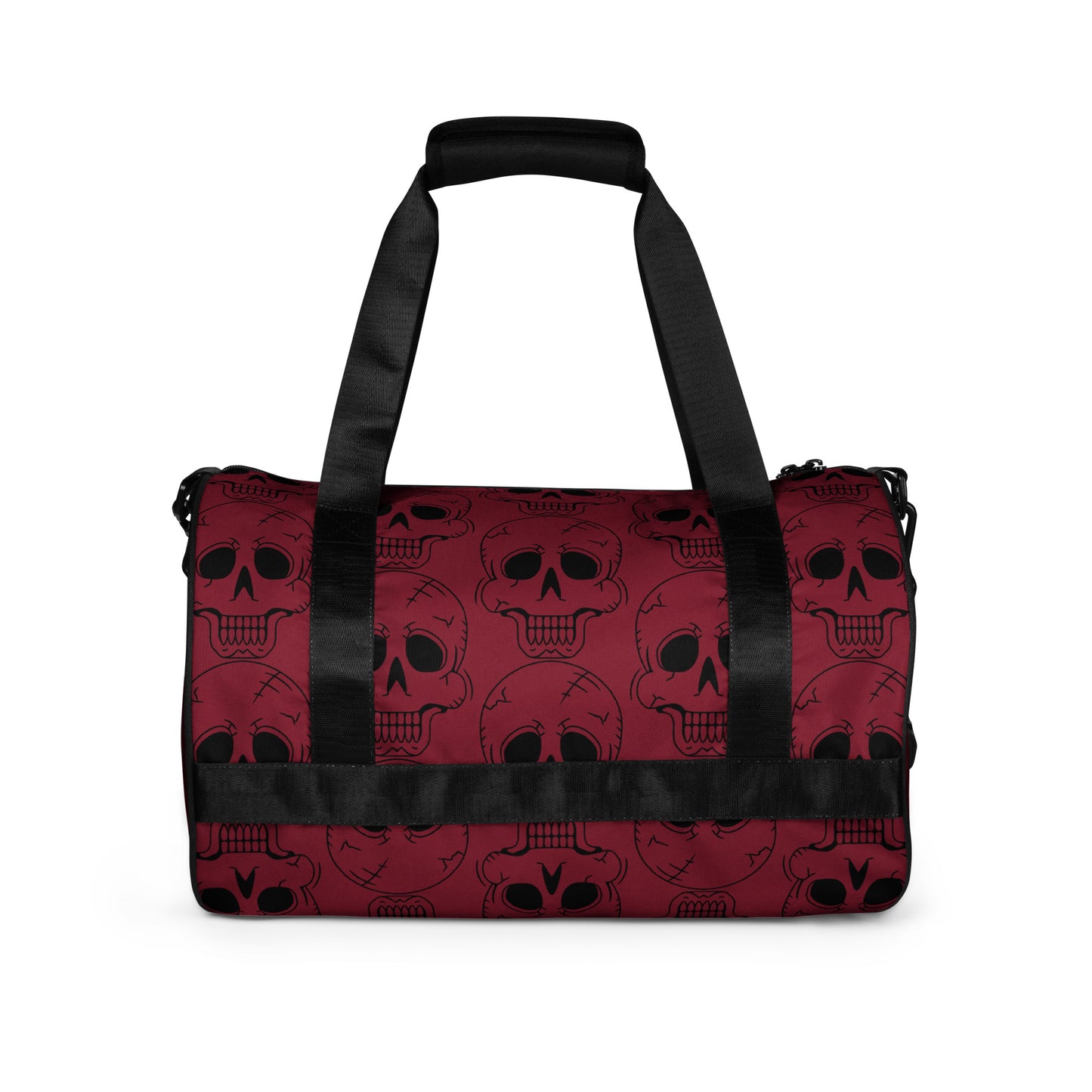 RED LAUGHING SKULL GYM BAG
