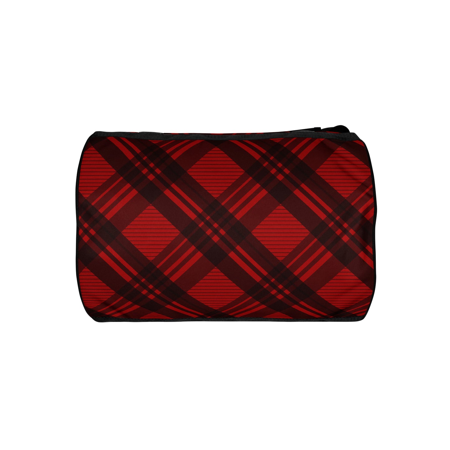 RED PLAID GYM BAG