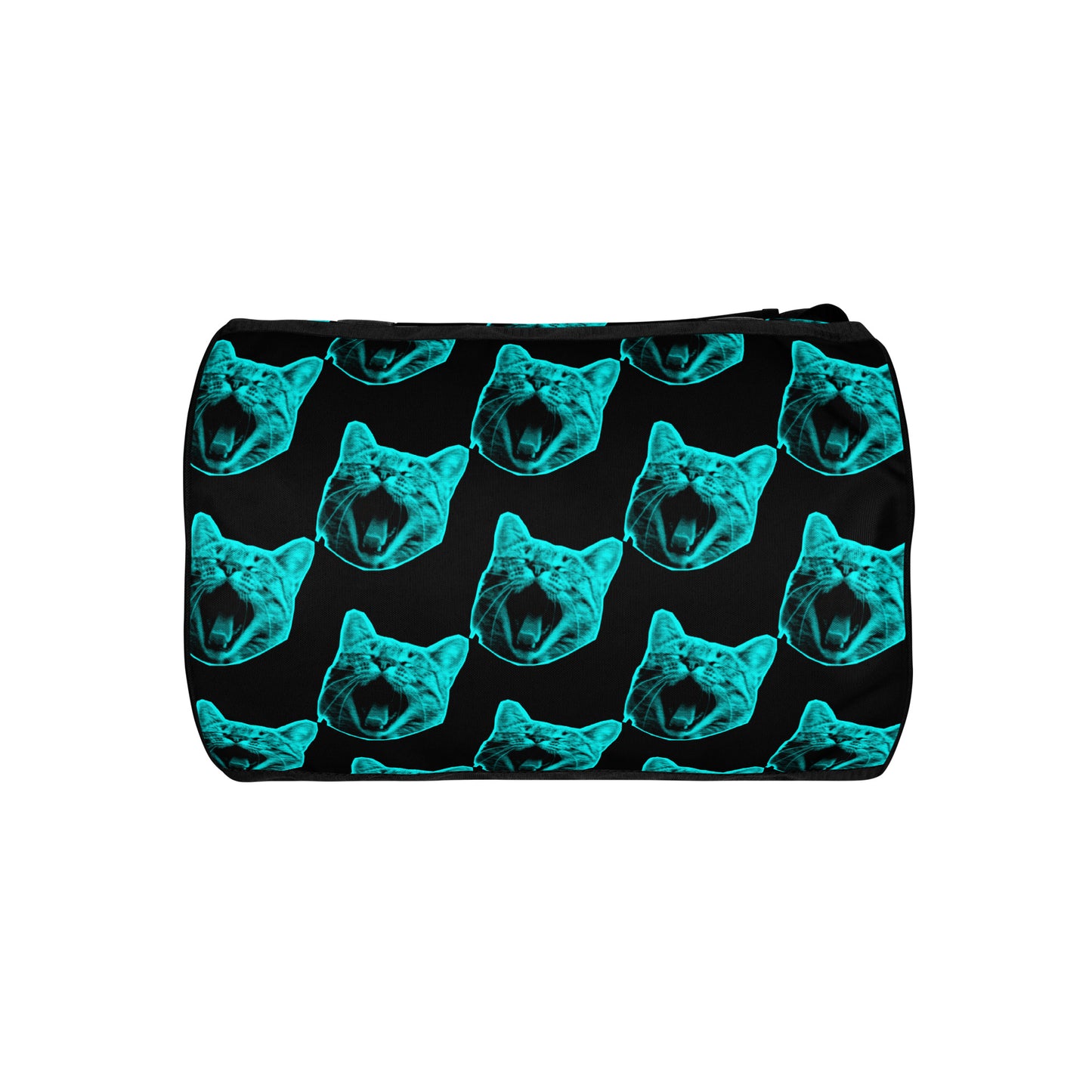 ELECTRIC BLUE CAT GYM BAG