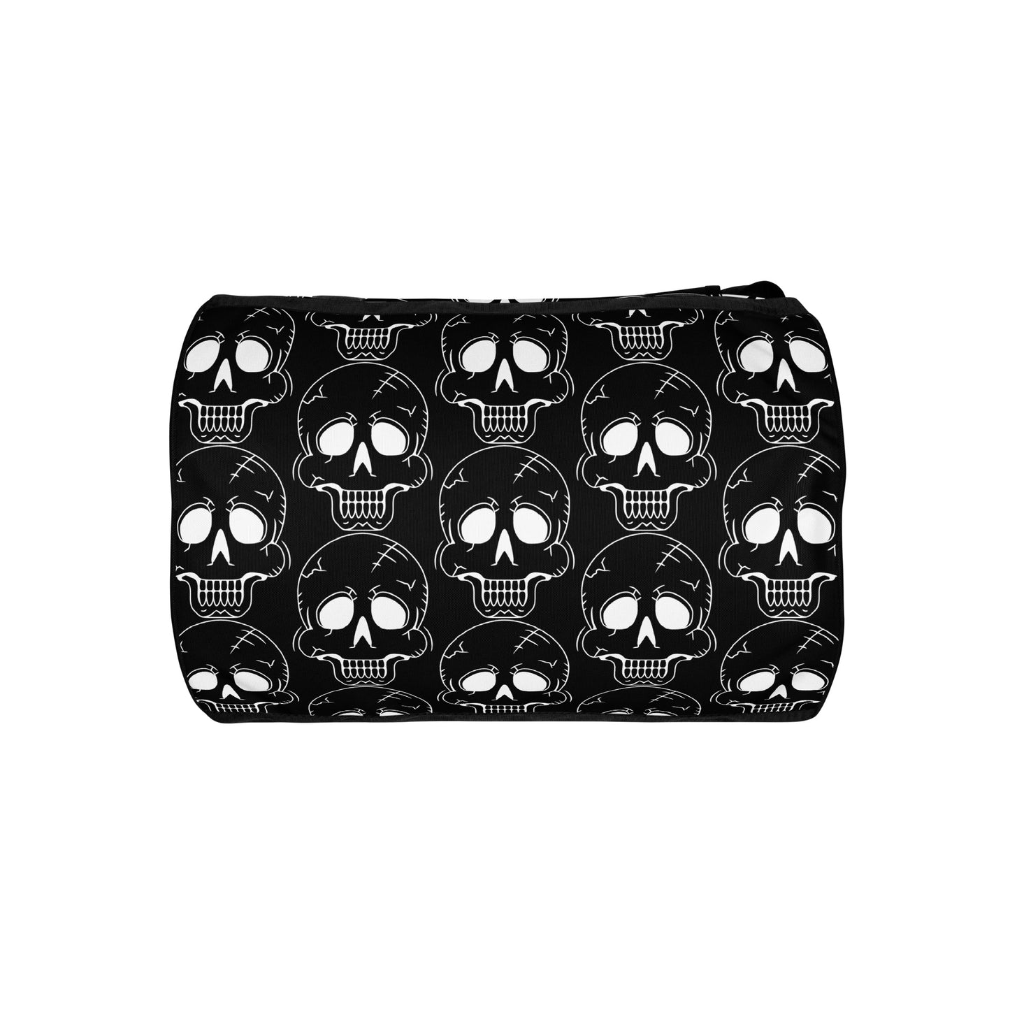 BLACK LAUGHING SKULL GYM BAG