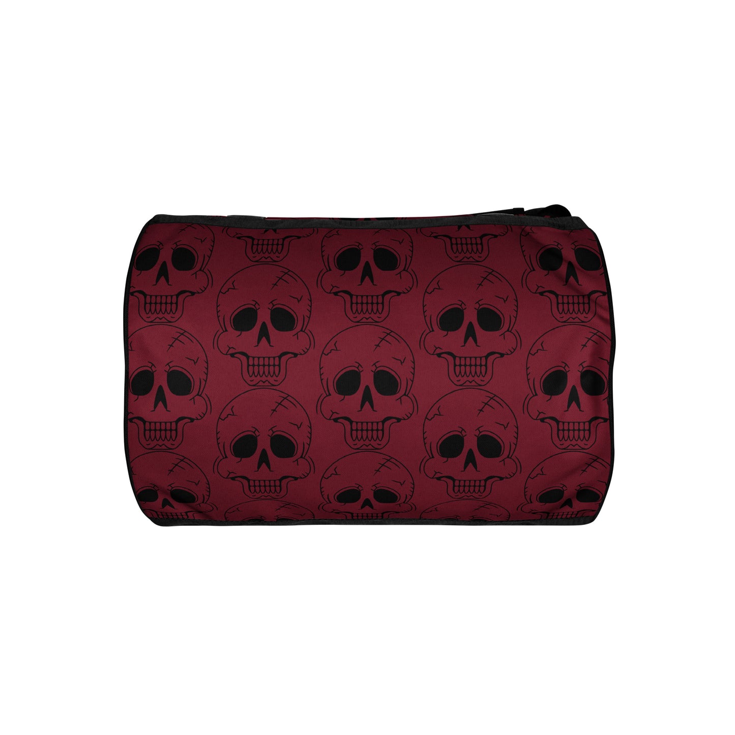 RED LAUGHING SKULL GYM BAG