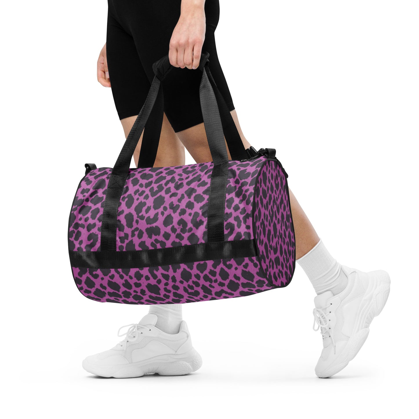 PINK LEOPARD GYM BAG