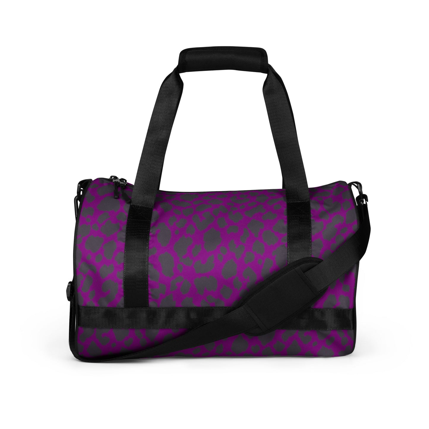 PURPLE LEOPARD GYM BAG