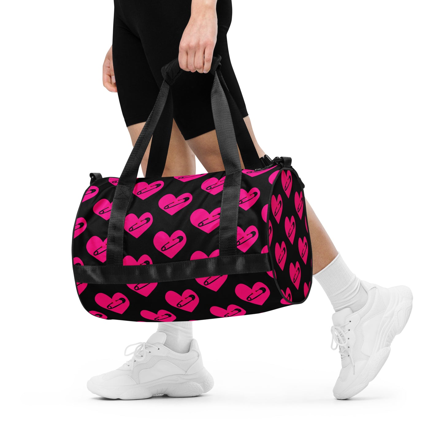 PINNED HEART GYM BAG