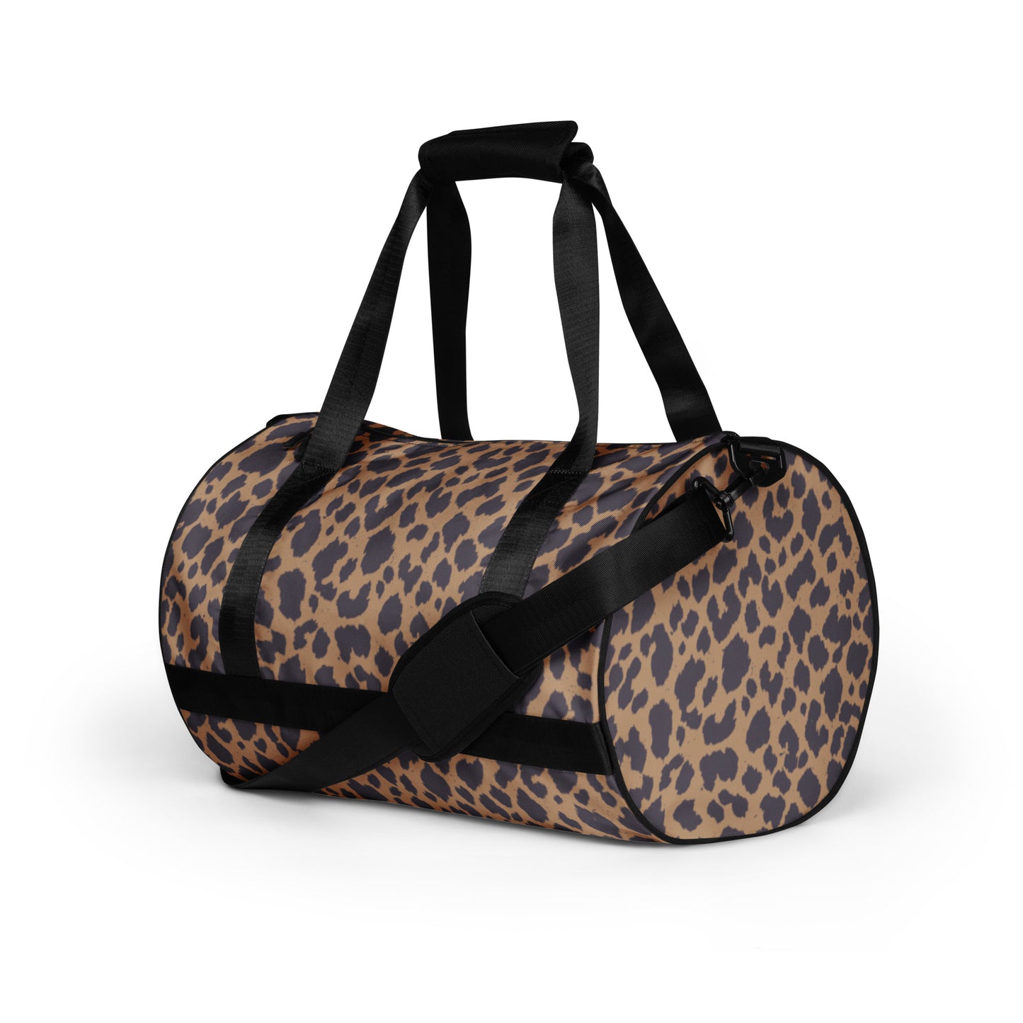 LEOPARD PRINT GYM BAG