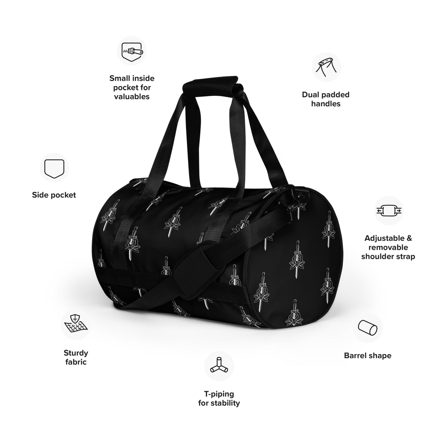 DAGGER & ROSE GYM BAG