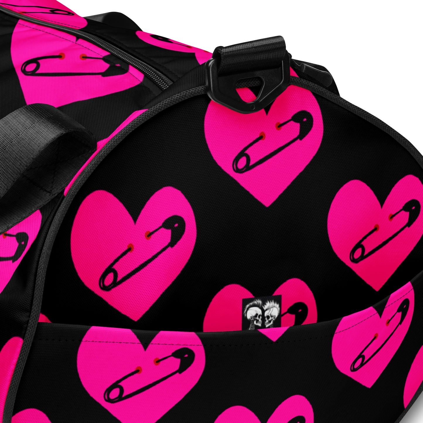PINNED HEART GYM BAG