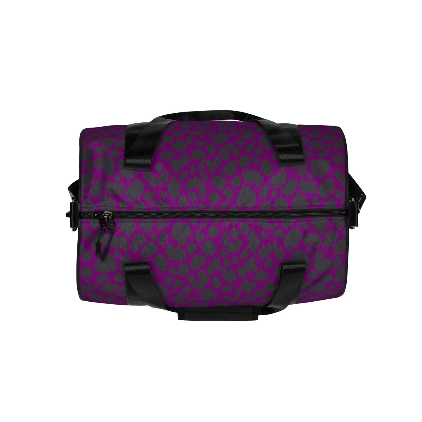 PURPLE LEOPARD GYM BAG