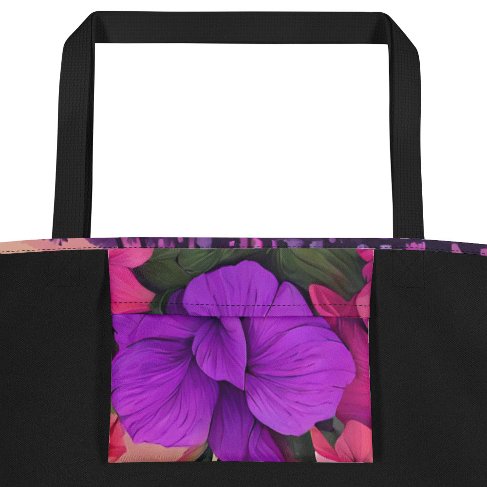 SUGAR SKULL RESORT LARGE BEACH TOTE