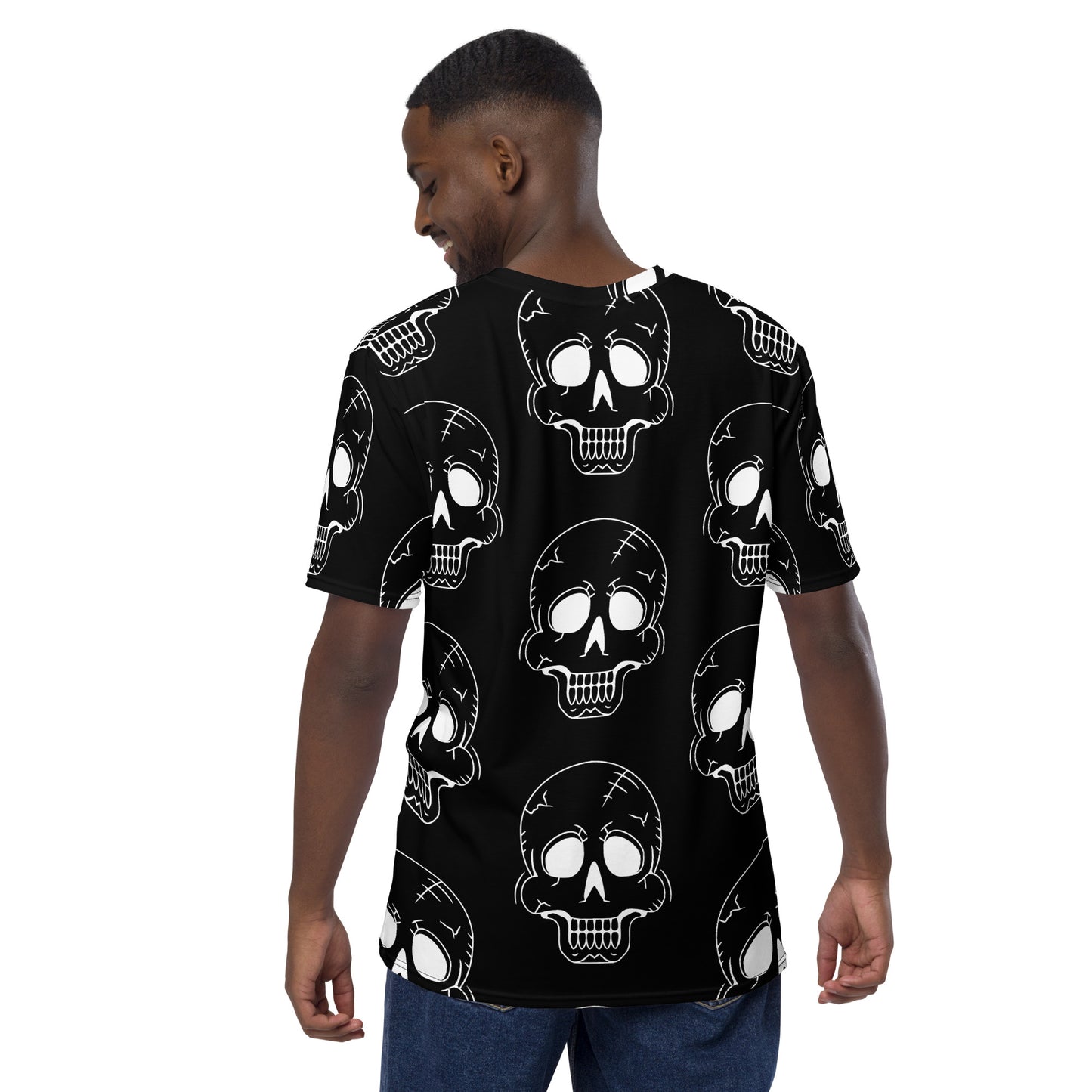 BLACK HAPPY SKULL TEE